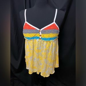 Boho Tank Size XL SoSik brand Multicolored